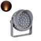GLOBOSTAR® FLOOD-MENA 90337 Προβολέας Σποτ Wall Washer με Αντιθαμβωτική Γρίλια LED 36W 3060lm 30° AC 220-240V Αδιάβροχο IP67 Αρχιτεκτονικό Πορτοκαλί 2200K - Γκρι Ανθρακί - Μ23.5 x Π17.5 x Υ25.5cm - 3 Χρόνια Εγγύηση