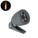 GLOBOSTAR® TREELIGHT-TREESPO 90468 Σποτ Φωτισμού για Φυτά - Δέντρα LED 12W 1260lm 15° DC 24V Αδιάβροχο IP67 Αρχιτεκτονικό Πορτοκαλί 2200K Dimmable - Γκρι Ανθρακί - Μ9 x Π11 x Υ9cm - 3 Χρόνια Εγγύηση