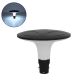 GLOBOSTAR® SQUARE 90511 Φωτιστικό Στύλου/Κολώνας Πλατείας/Πάρκου/Κήπου LED 100W 12000lm 120° AC 220-240V Αδιάβροχο IP65 Ψυχρό Λευκό 6000K - Γκρι Ανθρακί - Φ54 x Υ45cm - 2 Χρόνια Εγγύηση