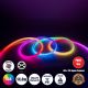 GLOBOSTAR® NEONIO 90756 Ψηφιακή Pixel Addressable Ταινία Neon Flex LED 14.4W/m 864lm/m 360° DC 12V Αδιάβροχο IP67 60 x SMD 5050 Chip/m 20 x Pixel/m Πολύχρωμο RGB Dimmable SPI/TTL Protocol IC SM16703P/WS2811/WS2812 - Μ1000 x Π2 x Υ2cm - Ρολό 10 Μέτρων - 2 