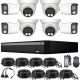 KIT-5MP-8CH ACTRON XVR (DVR) 8CH 5MP + 8 Cameras Color24h